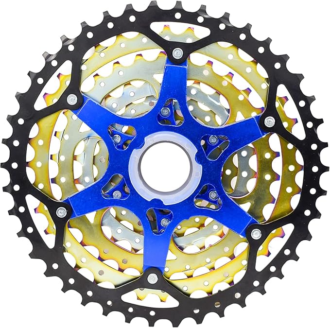 VG SPORTS 8/9/10/11/12 Speed Ultra-Light Bike Cassette for Mountain Bike 11-40T/11-42T/11-46T/11-50T/11-52T MTB Cassette Lightweight Aluminum Bracket Cassette
