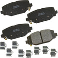 Bendix Premium SBC1596 Ceramic Rear Brake Pads for Chrysler Grand Caravan, Town & Country, Dodge Journey, Ram C/V, VW Routan (only models with Dual Piston Front Calipers and 328mm Rear Rotors)