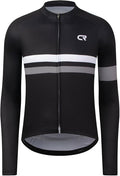 Coconut Ropamo CR Long Sleeve Cycling Jersey Mens, 3+1 Zipper Pockets Bicycle Tops Quick Dry Breathable Biking Shirt