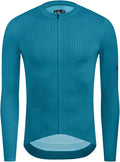 YKYWBIKE Cycling Jersey Men Long Sleeves Bike Jersey with Pockets Breathable MTB Biker Shirts Biking Shirts for Men Cycling