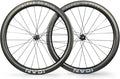 ICAN Alpha 40/50 Plus 1520g/1535g/1555g Carbon Disc Road Bike Wheelset 700C 21mm Inner Width Clincher Tubeless Compatible