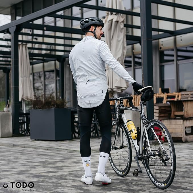 TODO PRO Cycling Socks - Breathable Bike Socks for Men and Women