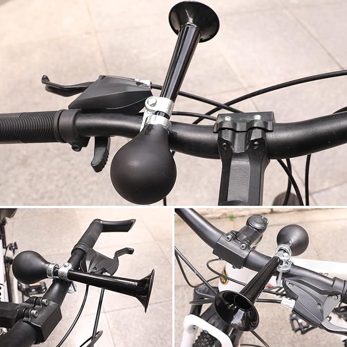 Bugle Horn Kids Bike Horn: Air Horn for Vehicles Bicycles Golf Cart Classic Vintage Aluminum Alloy Bike Horn