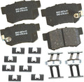 Bendix Premium SBC536 Ceramic Rear Brake Pads for Select Models Acura CL, Legend, RDX, RL, TL, Honda Accord, Civic, CR-V, Element, Odyssey, Isuzu Oasis