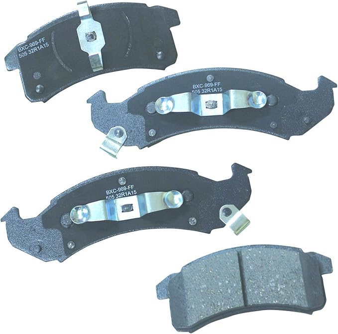 Bendix Premium SBC505 Front Brake Pads for LeSabre,Park Avenue,Riviera,Cadillac 60 Special,Allante,Commercial Chassis,DeVille,Eldorado,Fleetwood,Seville,Camaro,Lumina APV,Olds88,98,Silhouette,Toronado