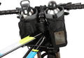 Bike Handlebar Bag Lightweight Waterproof Front Frame Water Bottle Holder Bag Large-Capacity Insulated Handlebar Bottle Cup Bag for Road Mountain Bicycle Outdoor Cycling Travel 2PCS