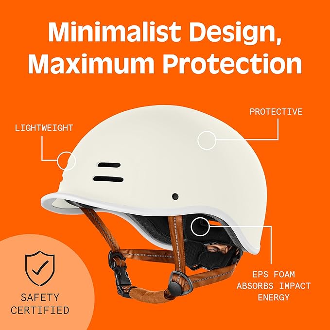 Retrospec Remi Adult Bike Helmet for Men & Women - Bicycle Helmet for Commuting, Road Biking, Skating with Adjustable Dial