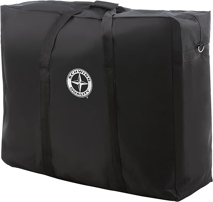 Schwinn Hinge Adult Folding Bike, 20-inch Wheels, Rear Carry Rack, Carrying Bag, Multiple Colors