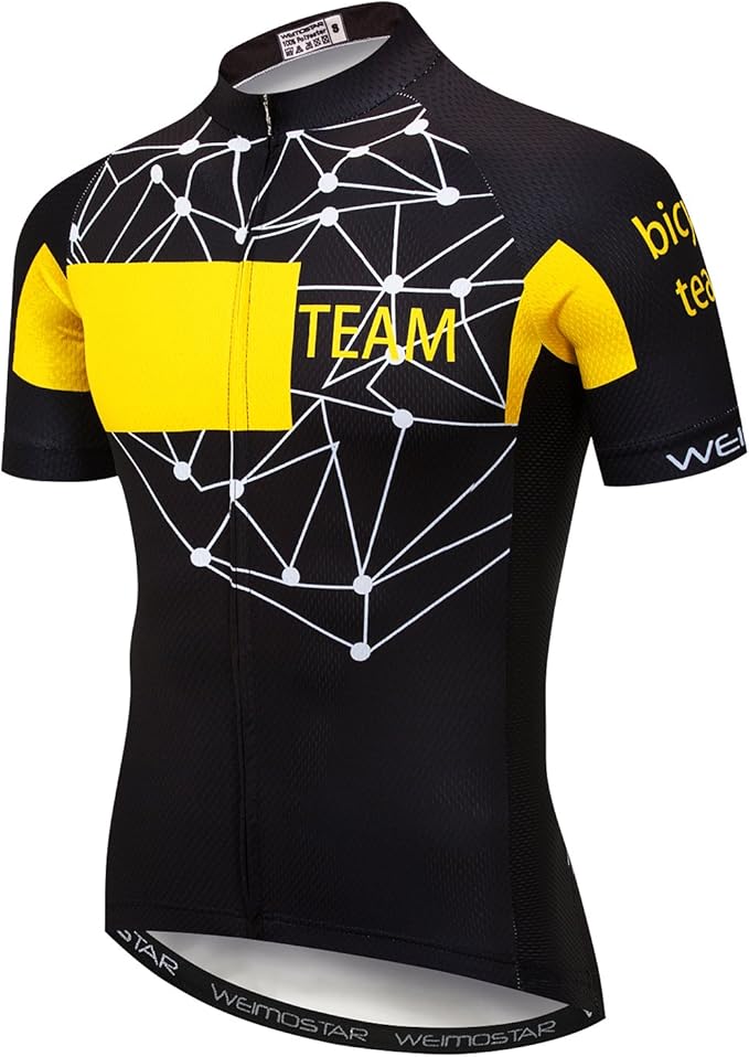 Cycling Jersey Mens Road Bicycle Clothing Summer Short Sleeve Breathable Cycling Tops