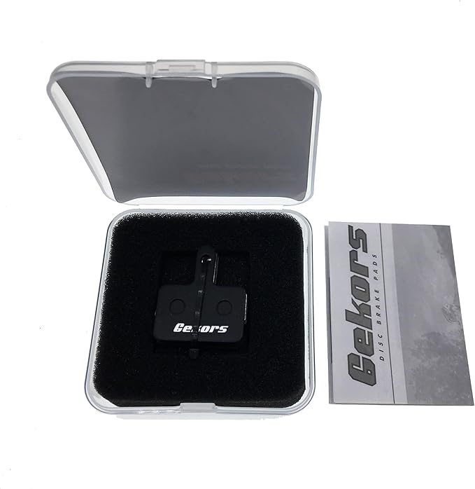 Quiet Semi-Metallic Bike Brake Pads - Compatible with Shimano Deore/MT200 ; Compatible with Tektro - Long-Lasting, Low-Noise, All-Weather & Heat-Resistant for MTB/Ebike (2 Pairs)