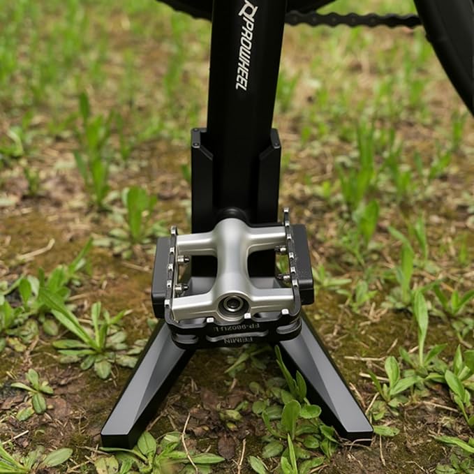 Bicycle Pedal Stand for Indoor Storage Rack Height Adjustable Multifuntional Construction Bike Rack Stand for Road Mountain Bicycle