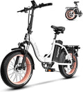 1000W Folding Electric Bike,48V 20AH Removable Battery E Bike,30+MPH,80 Miles Max Range Electric Bike for Adults,20" Fat Tire Foldable ebike,Adult Electric Bicycle for Commute Beach Snow