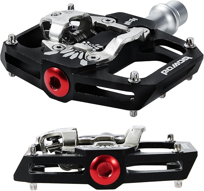 Bike Pedals 9/16" Lightweight Non-Slip Bicycle Platform Pedals - Fits Most Adult Bikes & Mountain Bikes &MTB, Road Bikes and Slip-Resistant Design