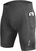 ROTTO Men's Cycling Shorts Padded Bike Shorts with Sponge & Gel Padding for Road & MTB Biking