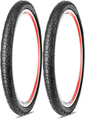2PCS 20 Inch Bike Tires 20x1.75/1.50-60 TPI Puncture Proof, All-Terrain Tread for MTB/E-Bike/Folding/BMX/City Commuter | Max Load 65KG(20x1.50)