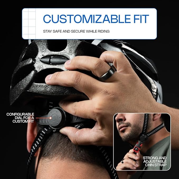 Revas Bike Helmet for Adults | Lightweight, Adjustable, Safety Certified Bicycle Helmet for Road, Mountain & Commuter Cycling