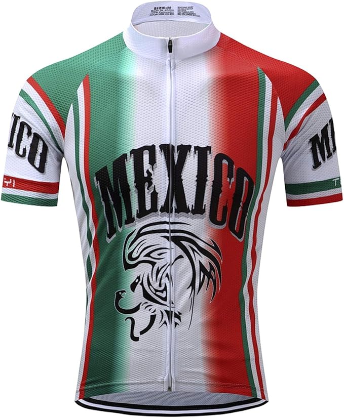 Cycling Jerseys Men Bicycle Short Sleeve Summer Shirt Bike Biking Tops Riding Clothing Flag