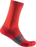 CASTELLI Espresso 15 Sock, Performance Cycling Apparel Sock with Arch Support & Cushion Pad