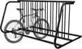 Commercial Grid Bike Rack, 61" Floor Bike Rack, Bicycle Floor Parking Stand, 10-Bike Capacity Power Coated Steel Dual-Sided Bicycle Storage Stand for Garages, Stores, Schools & Universities