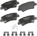 Bendix Premium SBC2205 Ceramic Rear Brake Pads for Hyundai Veloster 2021-2019, Kia Forte 2023-2019, Forte5 2023, Niro EV 2022-2019, Soul EV 2023