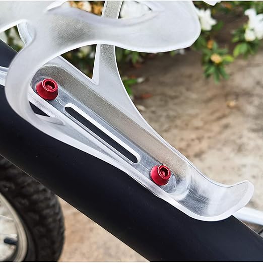 ONIPAX Aluminum Water Bottle Cage Bolts M5 x 16mm Pack of 4 pcs (Red)