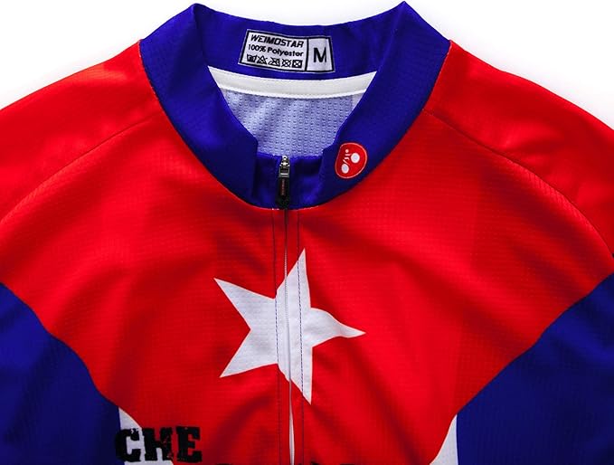 Men's Cycling Jerseys Tops Biking Shirts Short Sleeve Full Zipper Bike Clothing