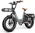 EUY 1500W Peak Electric Bike for Adults, 48V 20Ah Removable Battery Max Range 80Miles & 30MPH Electric Bicycle, 20''×4.0" Fat Tire Ebike,Fast Cargo Ebikes,Commute Mountain E-Bike UL Certified
