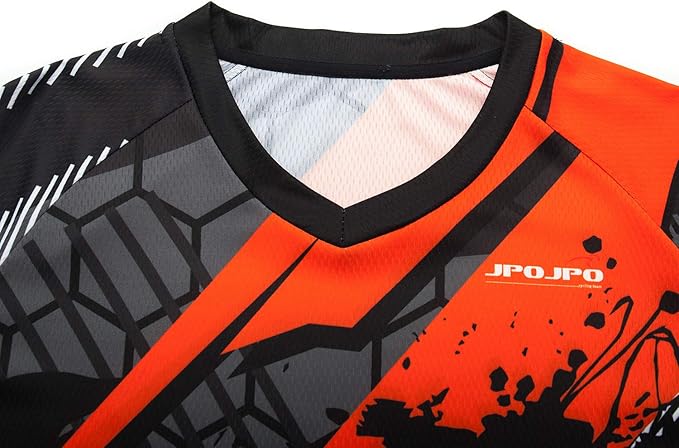 PSPORT Men's Motocross Jersey Long Sleeve Motocross Shirt Men Mountain Dirt Bike Jersey Downhill Riding Racing Clothing Tops