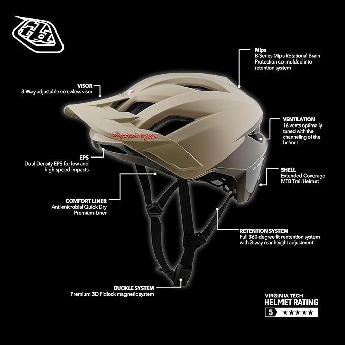 Troy Lee Designs FLOWLINE SE Helmet MIPS for Mountain Bicycle MTB