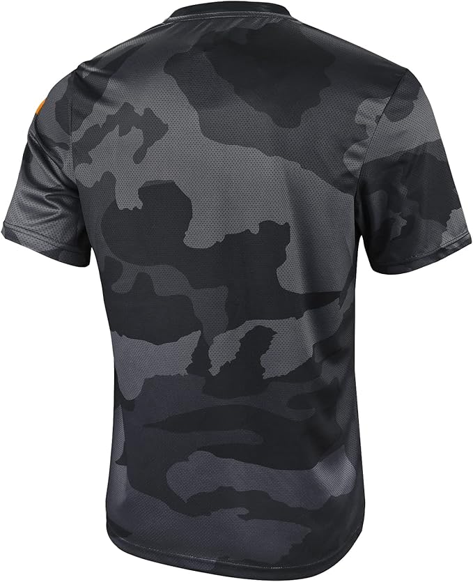 Wisdom Leaves Mens Mountain Bike Jersey Short Sleeve MTB Shirts Moisture-Wicking and Quick-Dry