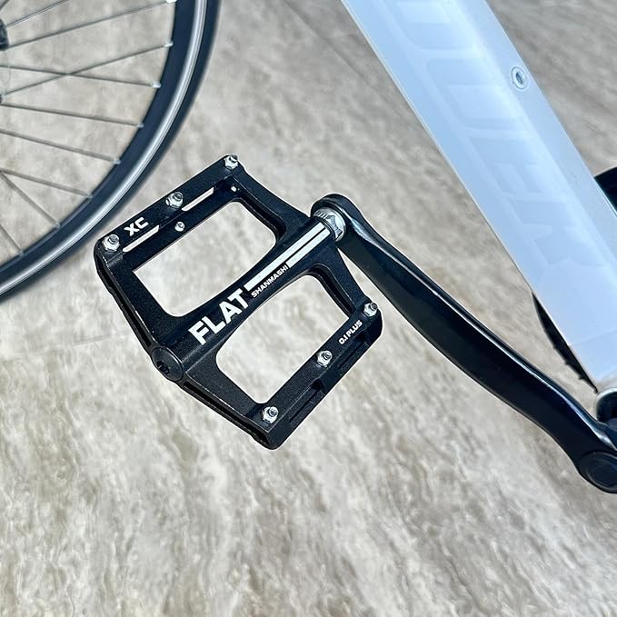 UPANBIKE Mountain Bike Bearing Pedals 9/16'' Spindle Aluminum Alloy Flat Platform for BMX MTB Road Bicycle