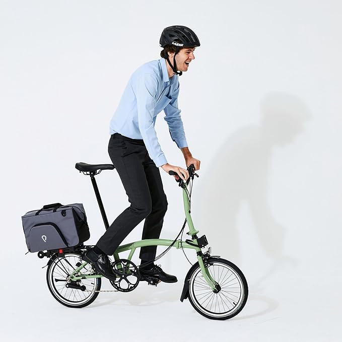 Vincita Big Nash Bike Trunk Bag,Universal Quick-release Fit All Rear Racks With Expandable Panniers And Waterproof Rain Cover,Bicycle Commuter Bag Suitable For Bicycles. (Black, Nash) (B181B-2+0)