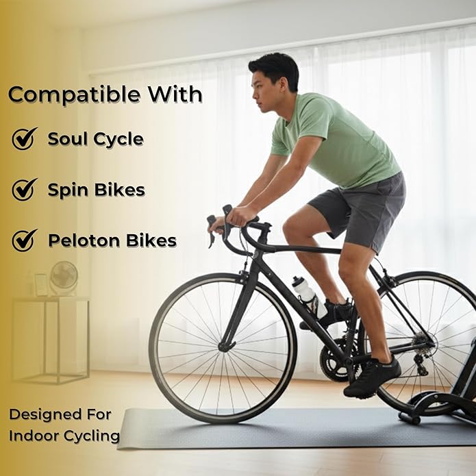 Tommaso Strada Mens SPD & Peloton Shoes—2 in 1 Cycling Shoes—Install Your Own Delta or SPD Cleats for Spin Bikes, Indoor Cycles or Most Mens Bicycles—Explore Bike Accessories