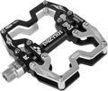 MZYRH Mountain Bike Pedals,3 Bearings Bicycle Pedals,Aluminum 9/16" MTB Pedals Bicycle Flat Pedals for Road Mountain BMX MTB Bike