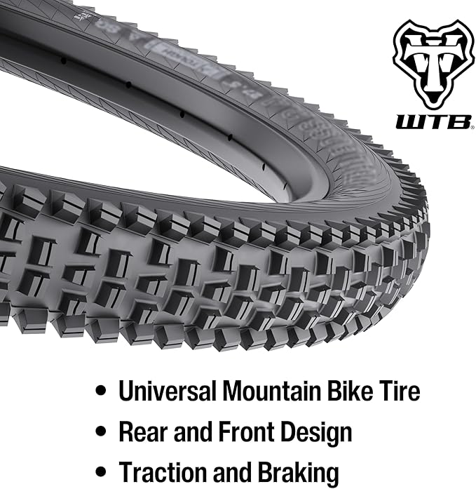 WTB Trail Boss Mountain Bike Tire (27.5”/29") Tubeless Folding - Aggressive Tread for Trail Rides (Black/Tan, SG1/SG2 Puncture Protection)