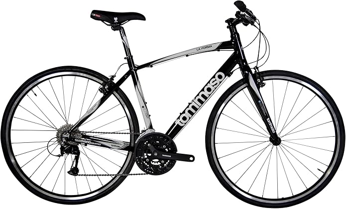 Tommaso La Forma Aluminum & Carbon Mens Hybrid Bike Women Road Bicycle Adult Bikes Womens