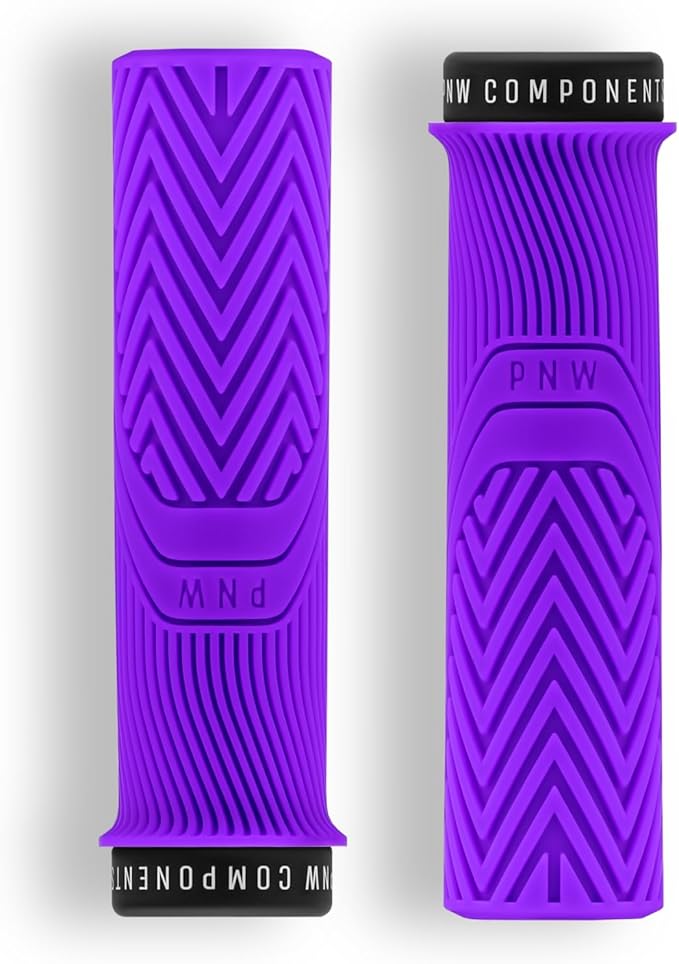 PNW Components Loam MTB Bike Grips – Lock-On Mountain Bike Handlebar Grips – 25A Tacky Rubber – Ergonomic Trail & Enduro Grip – 30mm or 34mm – Multiple Colors