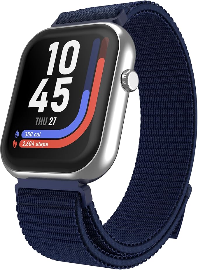 iTouch AIR 5 Smartwatch – 1.85” AMOLED Display, Bluetooth Calling, 100+ Sport Modes, Heart Rate, SPO₂, Stress & Sleep Tracking, IP68 Water Resistant, 7-Day Battery Life – for Android & iOS