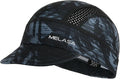 MELASA Cycling Cap, Cooling Skull Cap Helmet Liner with Sun Visor, Sun Protection Running Bike Cap for Men Women Under Helmet