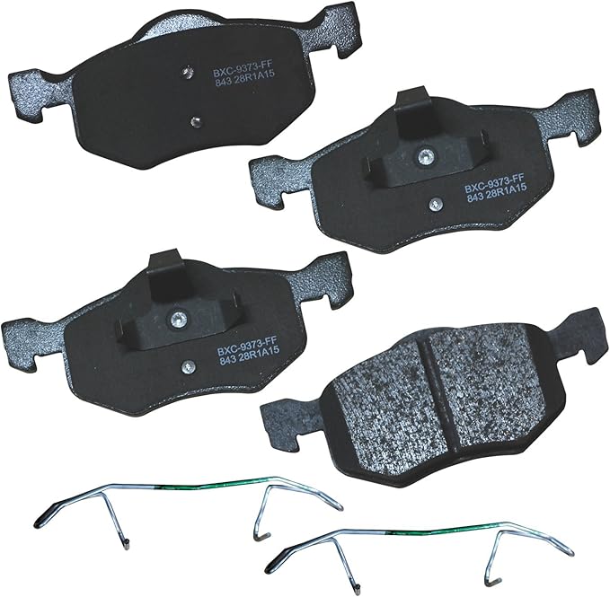 Bendix Premium SBC843 Ceramic Front Brake Pads for Ford Escape 2007-2001, Mazda Tribute 2006-2001, Mercury Mariner 2007-2005