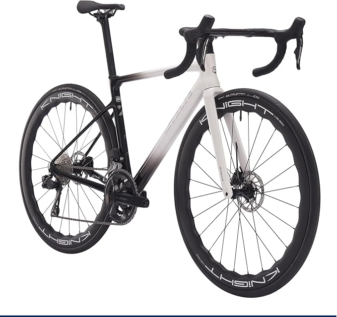 SAVADECK Carbon Fibre Road Bike, Hydraulic Oil Disc Bike with Carbon Fibre Frame and Wheelset, Lightweight Racing Bicycle with R7120 24S Shift Set for Adults