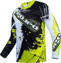 JPOJPO Men's Mountain Bike Jersey Long Sleeve MTB Off-Road Racing Downhill Motocross Shirts Quick Dry&Moisture-Wicking Tops