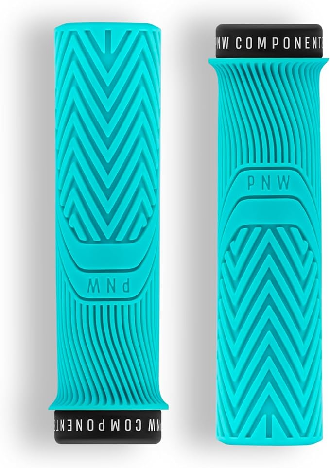 PNW Components Loam MTB Bike Grips – Lock-On Mountain Bike Handlebar Grips – 25A Tacky Rubber – Ergonomic Trail & Enduro Grip – 30mm or 34mm – Multiple Colors