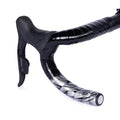GUEE SL Speed Road Bike Handlebar Tape – Premium PU Leather, Microtex Structure, Shock-Absorbing Foam, Ultra-Light 30g, Anti-Slip Racing Grip (2 Rolls, Lightning Silver)