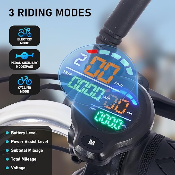 E Trike Electric Bike, 350W(Peak 500W) Brushless Motor Folding Trike, 2 Seats Ebike, 480Wh Removable Battery, Step-Thru 3 Wheel Electric Bicycle, Up to 45 Miles, Tricycle for Adults Parents