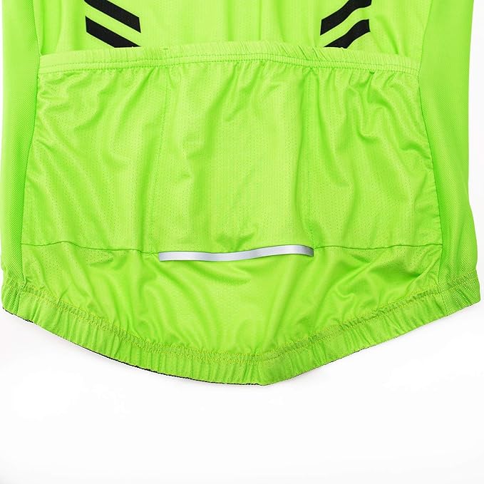Men's Cycling Jersey Short Sleeve Bike Shirts Bicycle Jacket with Pockets