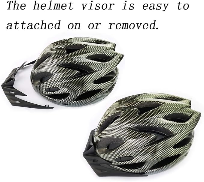 UPANBIKE Adult Bike Helmet - One-Piece Adjustable Safety Protection for Mountain & Road Bikes