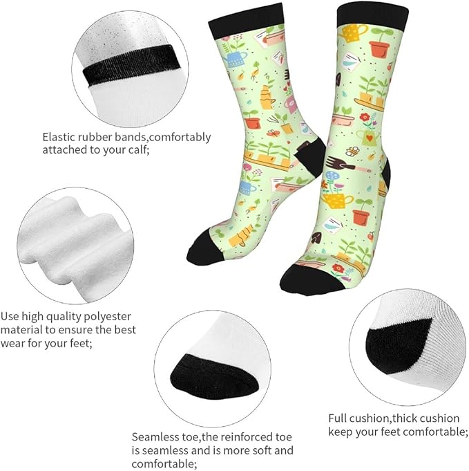 Novelty Crew Socks Crazy Socks For Women & Men