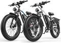 EDIKANI 26" Electric Bike for Adults, Peak 1500W 34MPH Fast E Bike for Men, 100 Miles Fat Tire Ebike for Adults Electric with 864WH/1104WH Removable Battery, UL E Bicycle with Brake Light