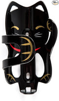Portland Design Works Water Bottle Cage - Lightweight Water Bottle Holder for Bikes, Lucky Cat Cage, Black